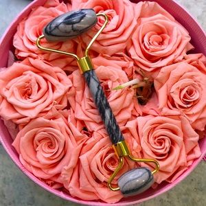 Zebra Jasper crystal beauty facial roller